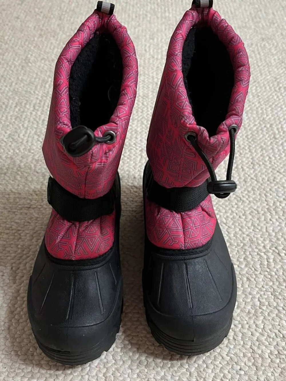 Thermolite Girl's Size 3 Pink Snow Boots Shoes